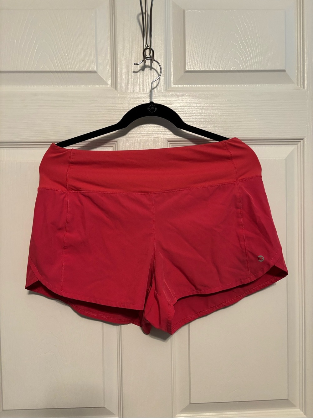 RBX Women's Coral-Red Athletic Shorts W15-19”